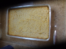 Bolo de mandioca simples