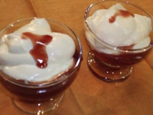 Queijo cremoso com frutas