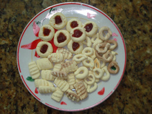 Sequilhos de nata e leite condensado