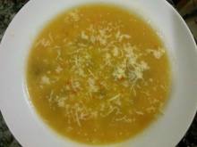 Sopa de carne e legumes