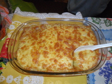Escondidinho de mandioca com calabresa