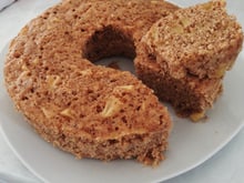 Bolo de maçã (liquidificador e micro-ondas)