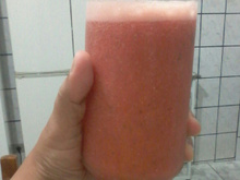 Suco de melancia com gengibre