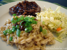 Risoto de alho-poró