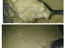 Gelado fácil de abacaxi