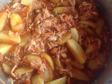 Arraia ao molho de tomate