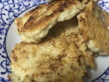 Hambúrguer de frango fit da Andressa