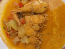 Moqueca de peixe à baiana