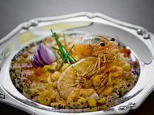 Risoto de camarão à minha moda