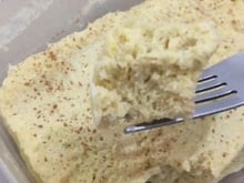 Bolo de banana proteico