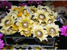 Bombom recheado com coco e canela