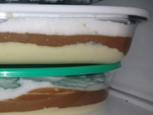 Pavê de três cremes