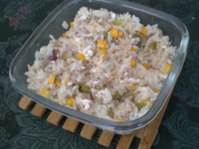 Risoto rápido de atum