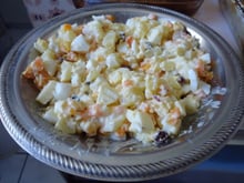 Salada de legumes com maçã