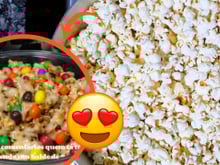 Agora a minha irmã passou de todos os limites: ela me ensinou como fazer a pipoca doce do Cinermark