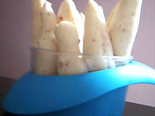 Biscoito de polvilho com mortadela