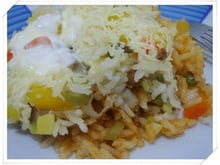 Arroz à bolonhesa