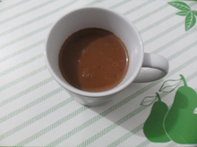 Chocolate quente saboroso
