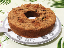 Bolo de aveia com frutas secas (light)