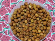 Snack de grão-de-bico