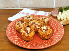 Cupcake salgado sabor pizza
