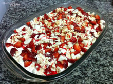 Merengue moreno de morango