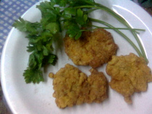 Bifes de carne moída