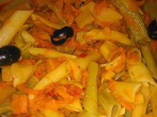 Penne a la beta caroteno