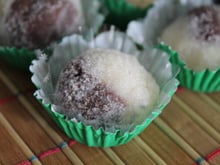 Meio-a-meio (brigadeiro branco e preto)