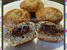 Bolinho integral sem lactose