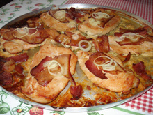 Peito de frango assado ao leite