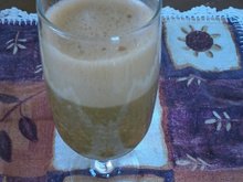 Suco de couve com cenoura e laranja