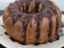 Bolo de microondas de chocolate