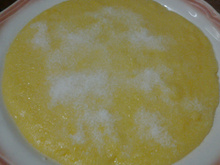 Papa doce de farinha de milho