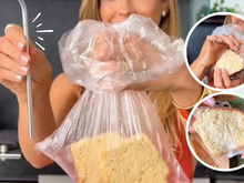 Veja por que você precisa de um canudo para congelar fatias de pão em saquinhos