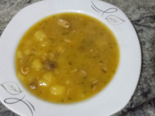Sopa de mandioca fácil e deliciosa
