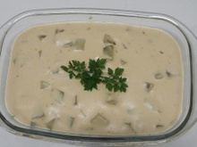 Chuchu ao molho branco