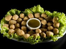 Provolone empanado aperitivo