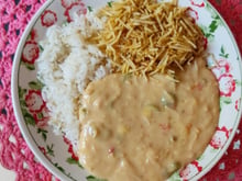 Creme de galinha tradicional