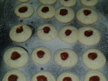 Biscoito de amido de milho com goiabada
