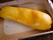Rocambole de queijo e presunto delicioso
