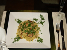 Macarrão à carbonara
