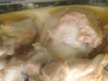 Frango cremoso com requeijão