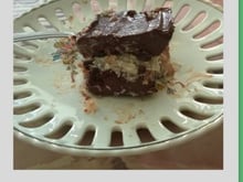 Delicia de chocolate/coco e passas (receita fácil, rápida e saborosa) do Lúcio Cezar