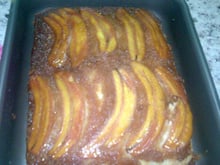 Bolo cuca de banana