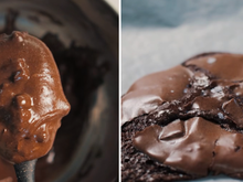 Fiz esse brownie cookie sem farinha e ficou tão bom que sumiu da forma em minutos