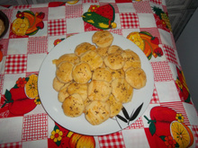 Biscoito amanteigado de queijo