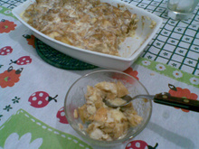 Torta de pão com maçã caramelada!