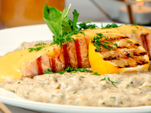 Fiz esse risoto de alho-poró com salmão para as visitas e todo mundo pediu a receita: veja como fazer