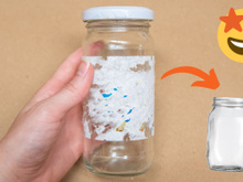 Como remover rótulos e cola de potes de vidro facilmente (e não é raspando ou usando ou sabão)